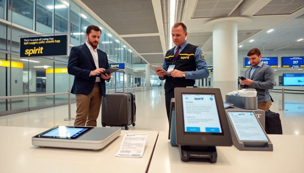 spirit airlines checked bag