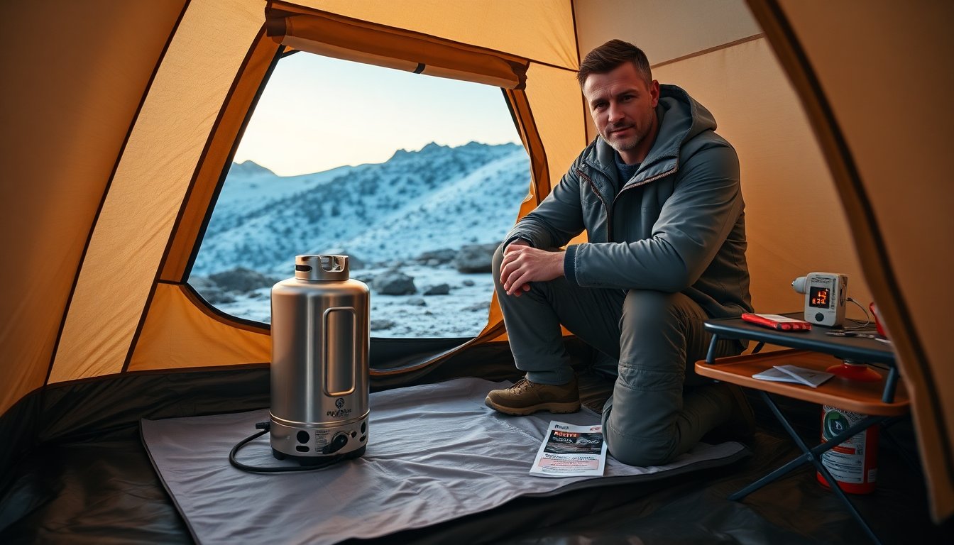 portable camping heater for tent