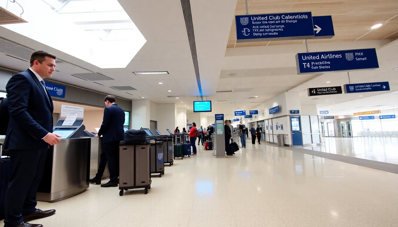 united airlines terminal sky harbor